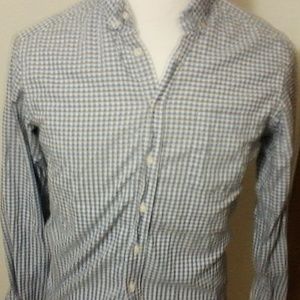 Taylor Stitch Mens Checkered shirt size 40 Blue